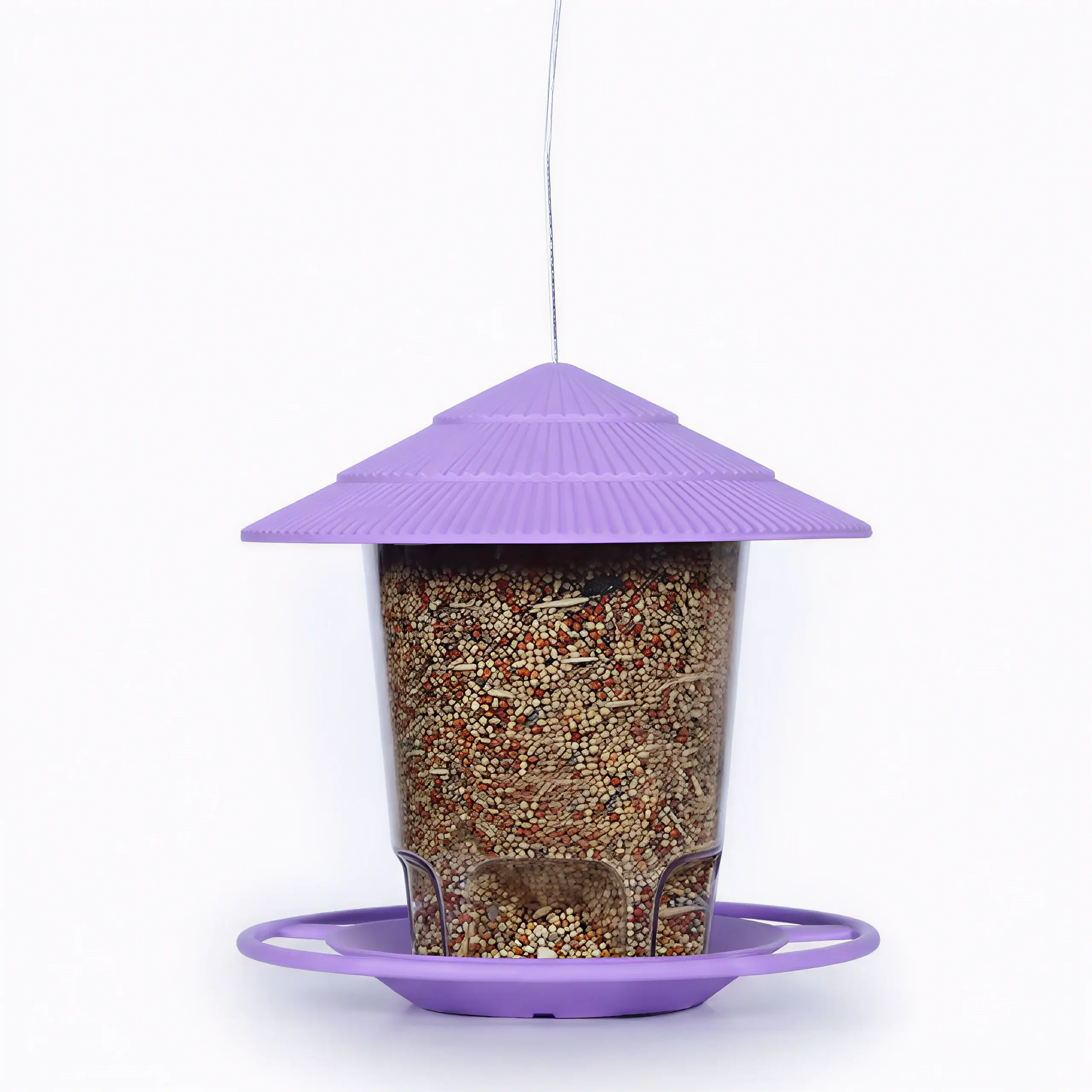Hanging Bird's Feeder Plastic Hanging Bird Feeder in Pakistan – Garden Balcony Feeder