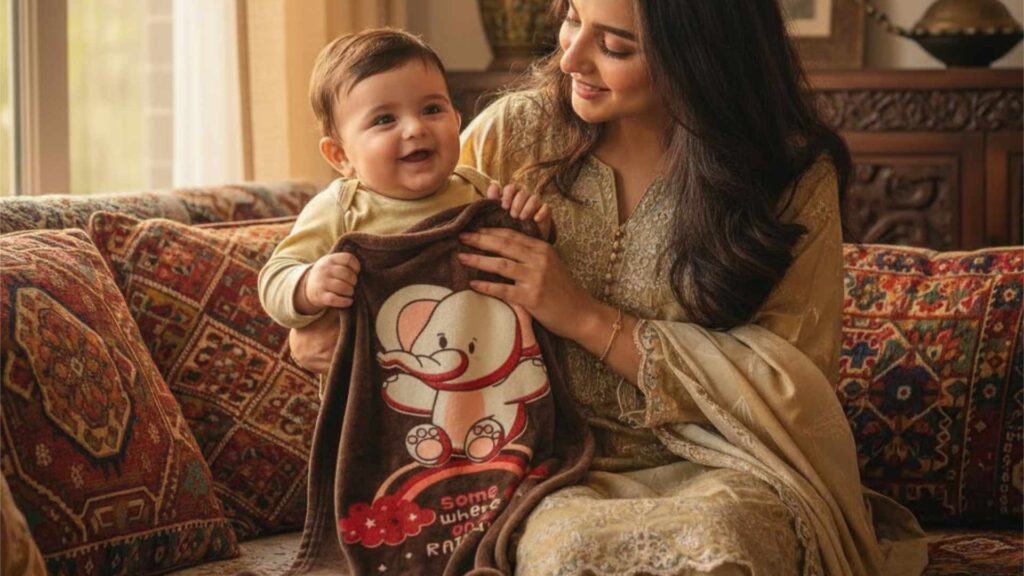 Soft baby blankets for newborns Pakistan - comfortable and machine washable